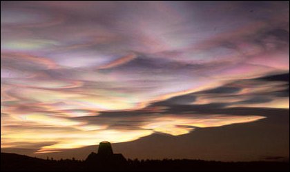 Nuages stratosphriques polaires, Sude
