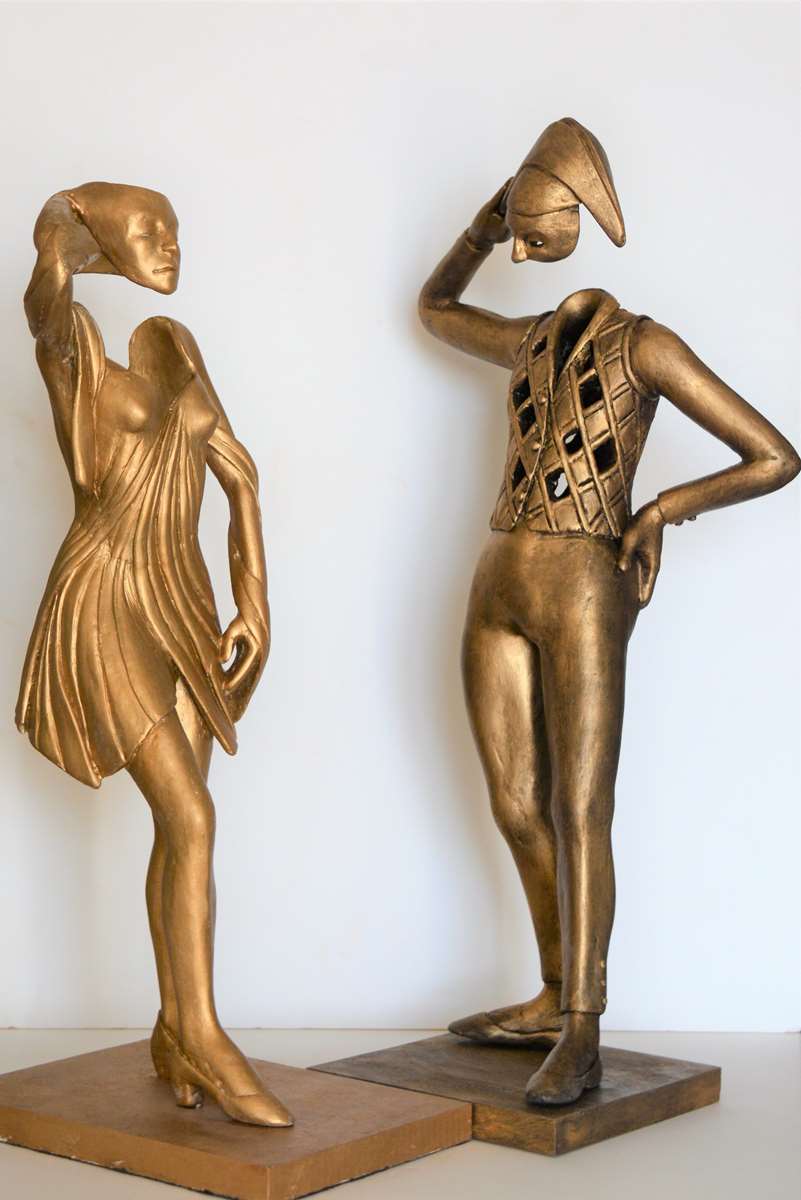Etienne Fatras. Arlequin et la belle inconnue