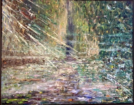 Une image contenant peinture, plein air, art, paysage
Description générée automatiquement