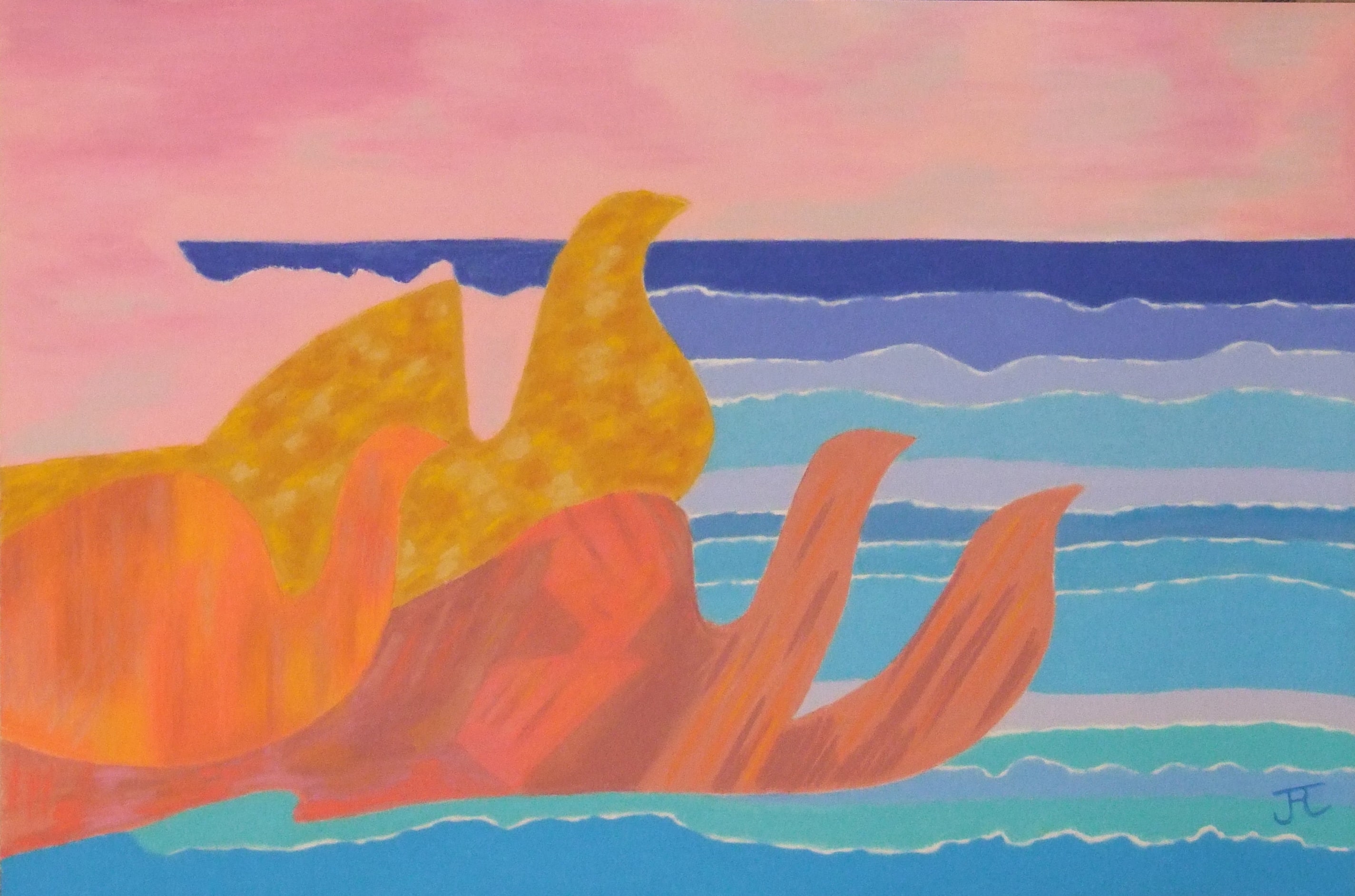 Une image contenant peinture, Dessin d’enfant, Peinture artistique, Peinture acrylique
Description générée automatiquement