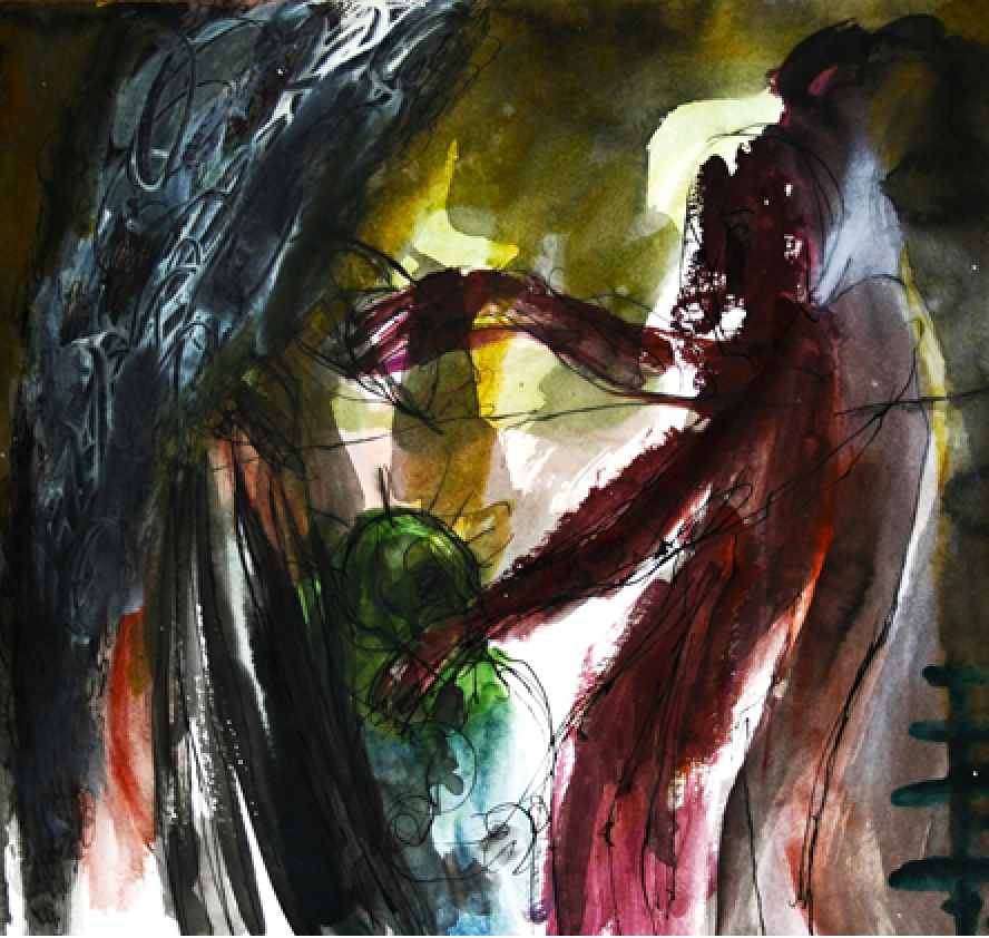 Une image contenant peinture, croquis, Peinture artistique, Peinture acrylique
Le contenu généré par l’IA peut être incorrect.